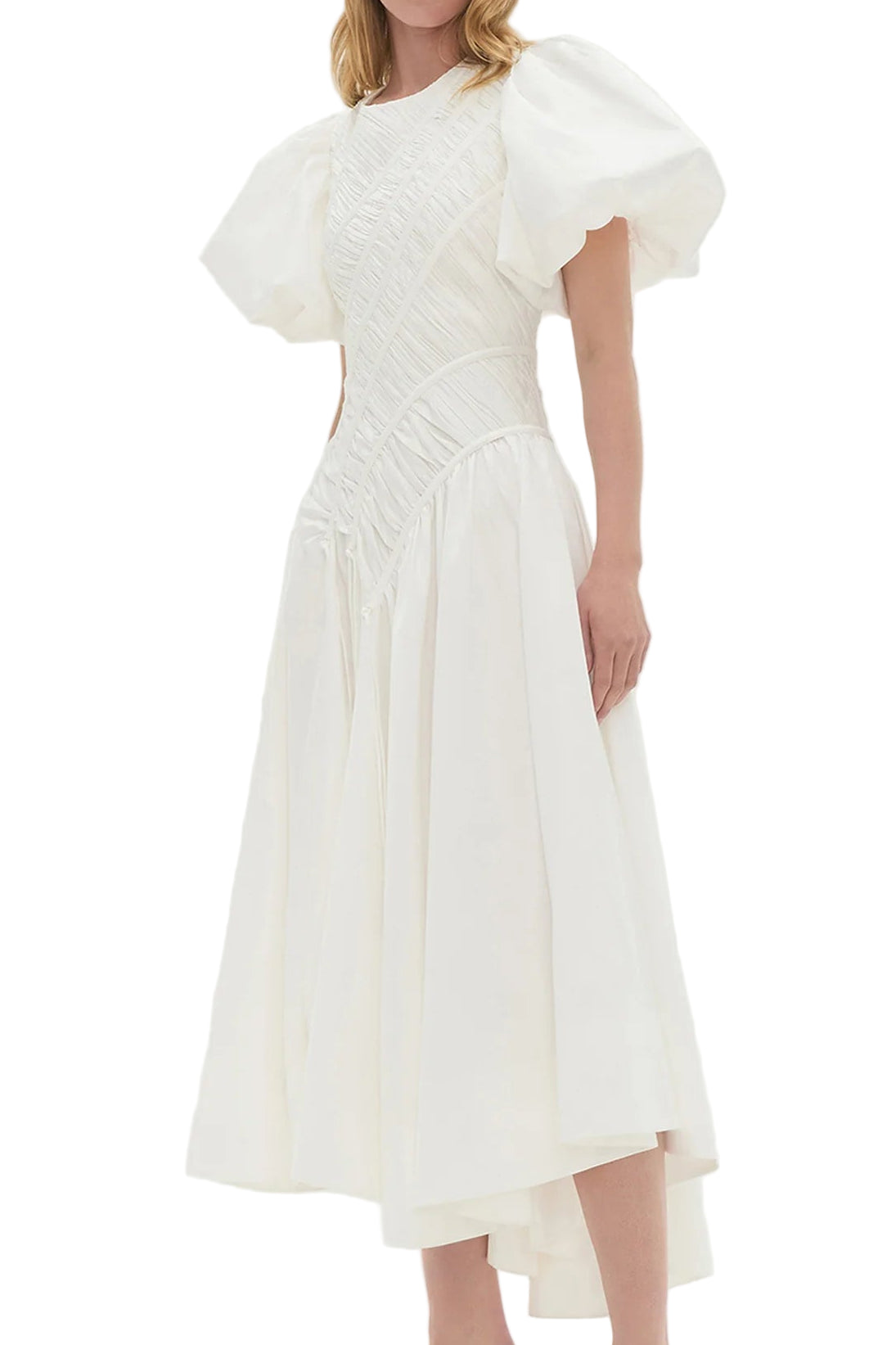 Front view of Aje Wisteria Midi Dress available in Central Coast, NSW, Austrailia