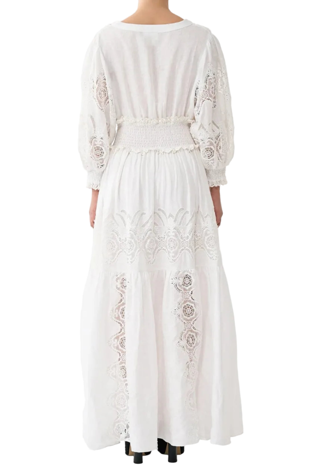 Camilla All About That Lace Shirred Waistband Long Dress available at Style Me Up, Central Coast, Australia