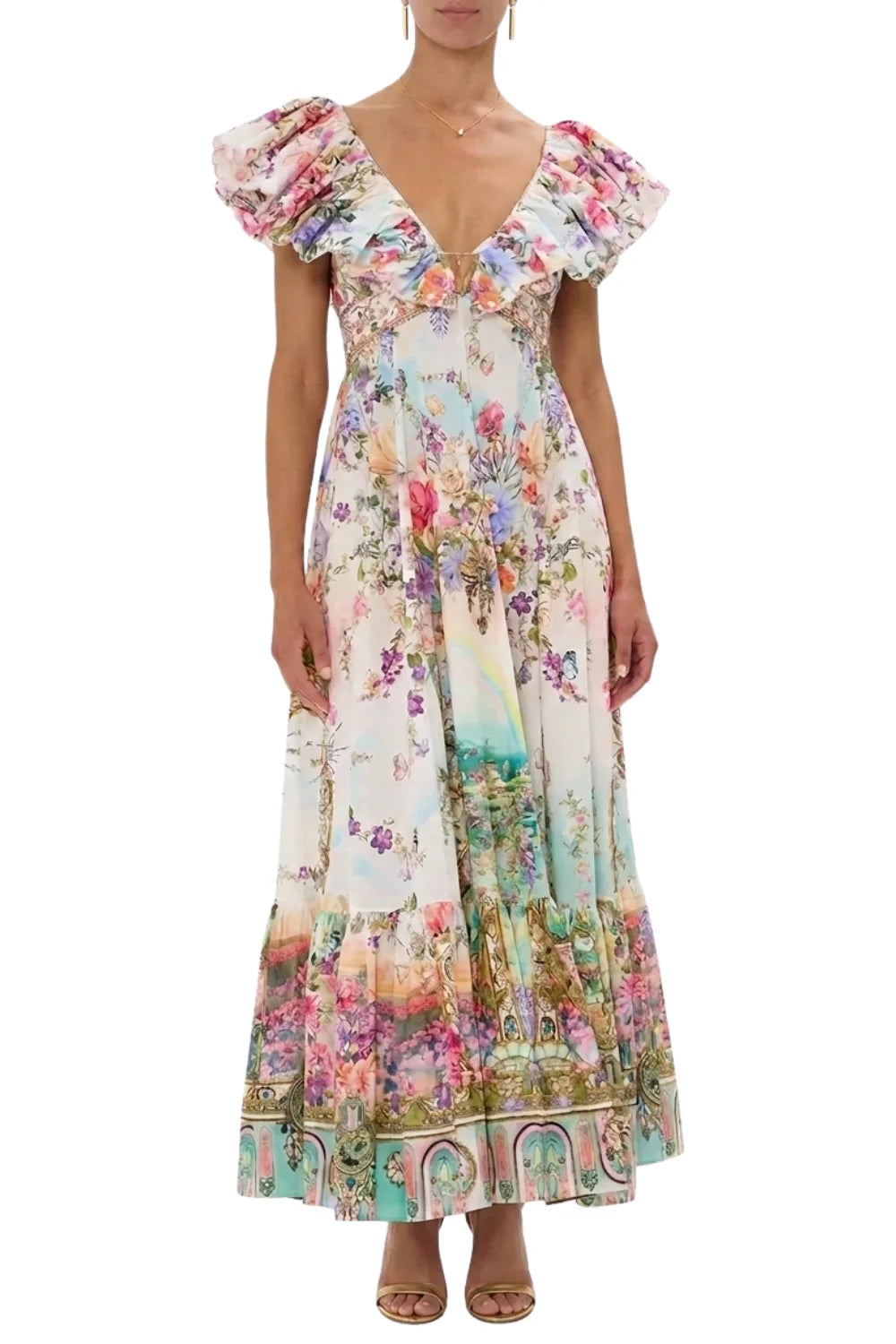 Camilla Munchkinland Frill Neck Dress with Hardware