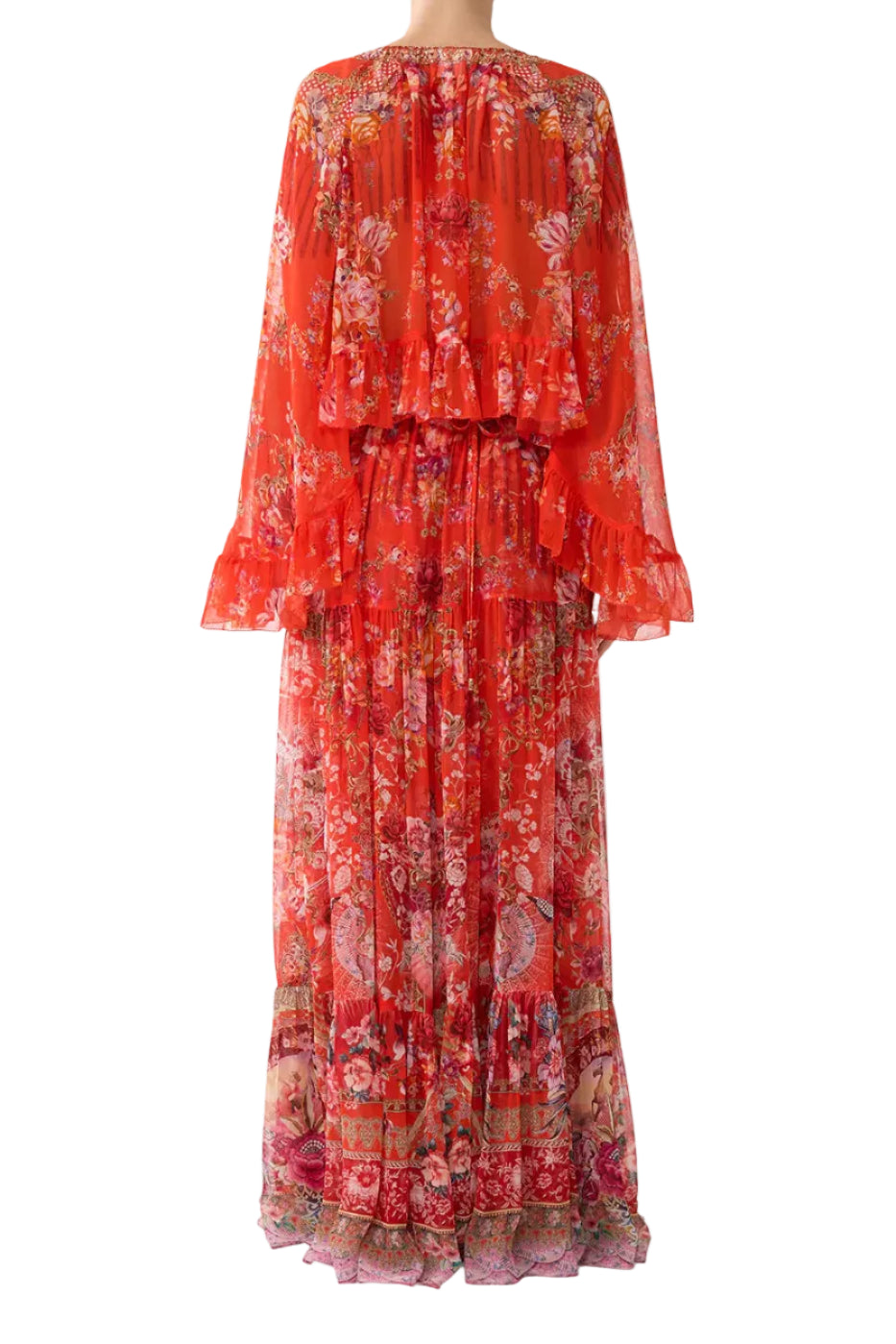 Camilla Tiered Skirt With Ruffle Detail Ole Ole