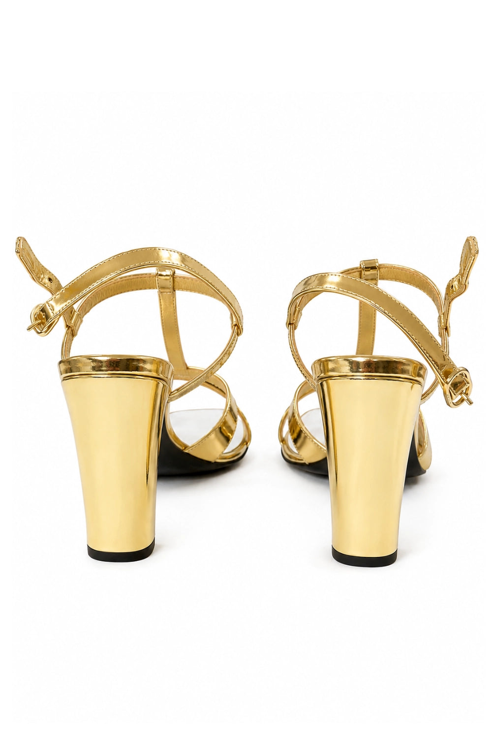 Chanel Gold Heels
