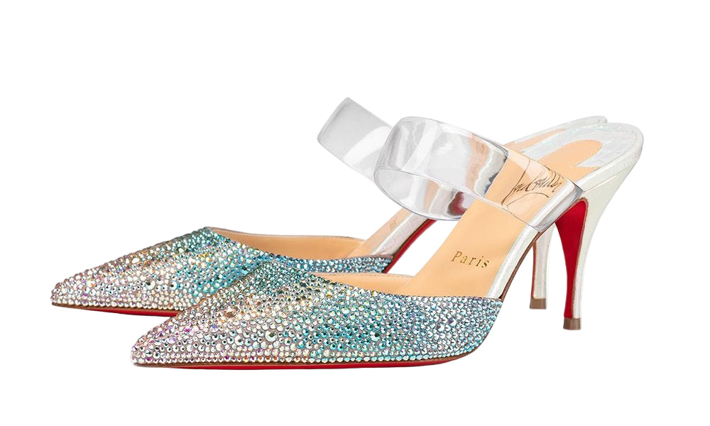 Christian Louboutin Ombre Heels for hire at Style Me Up, designer dress and accessory hire in Central Coast, NSW, Australia.
