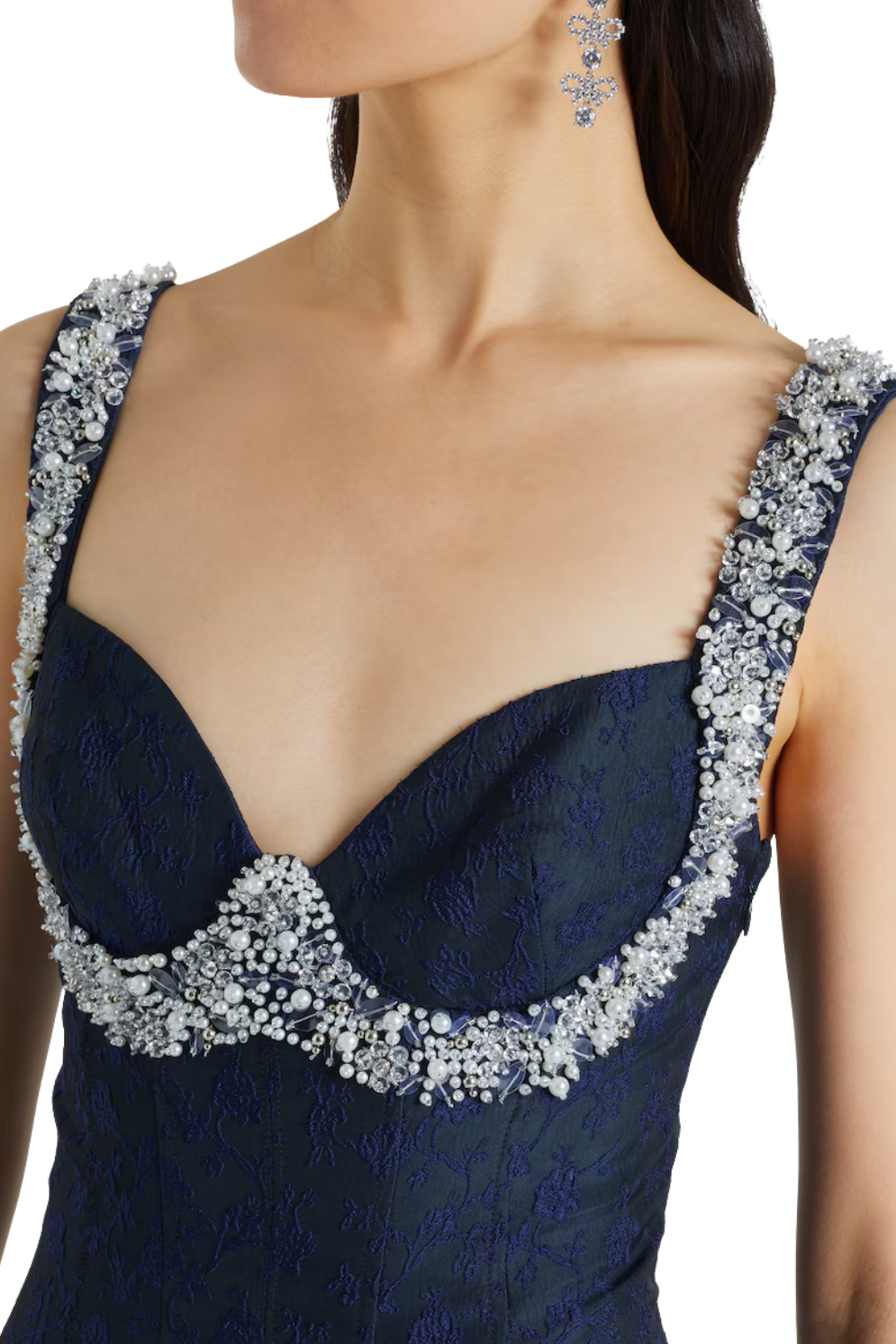 Simkhai Charlotte Embellished Jacquard Midi Dress available at Style Me Up, Central Coast, Australia