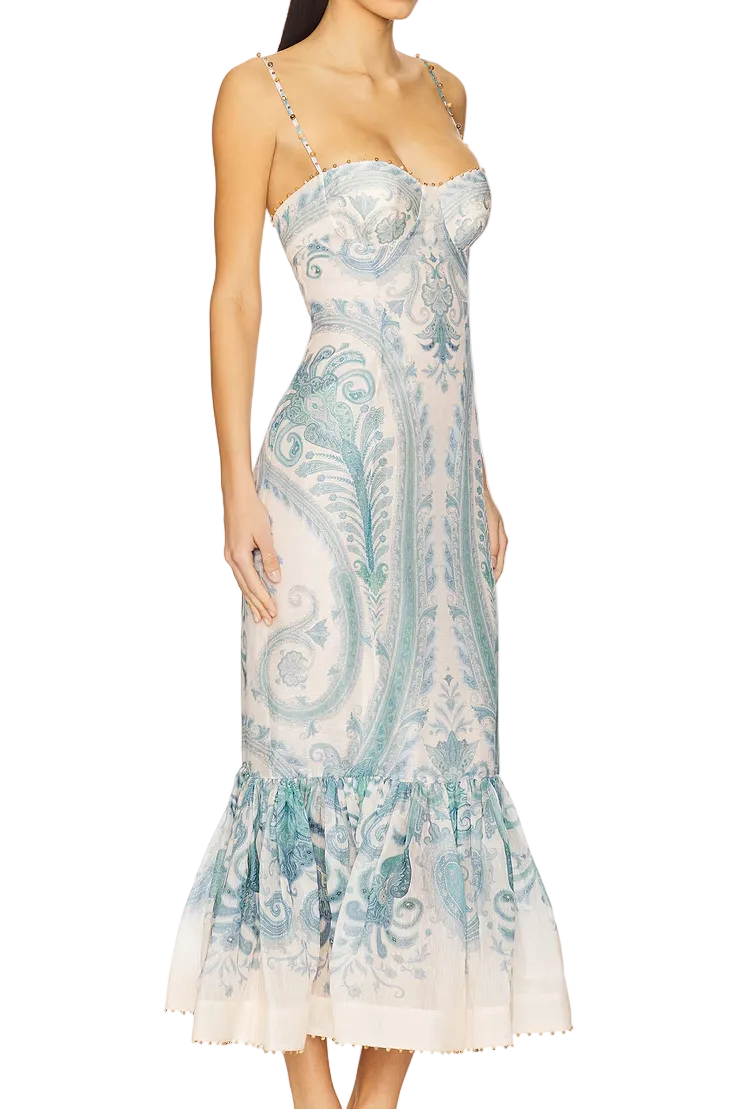 Zimmermann Turquoise Illuminate Gown available at Style Me Up, Central Coast, Australia